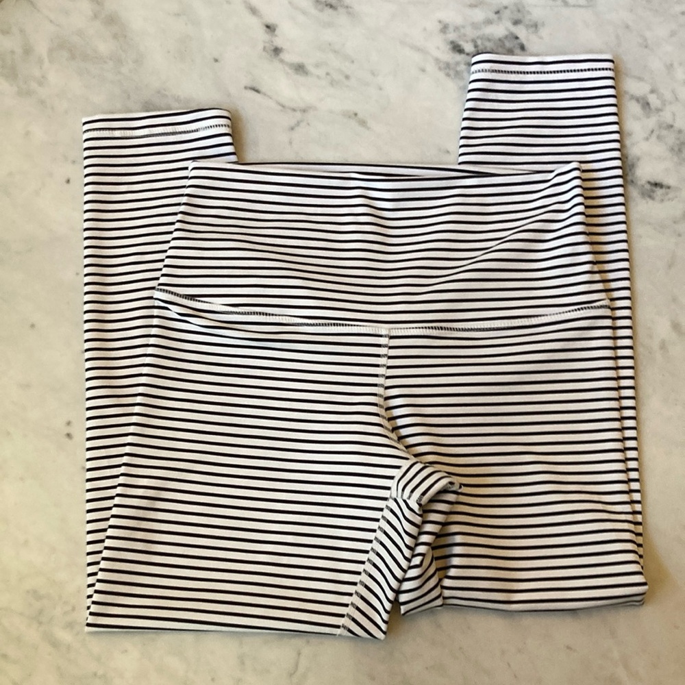 DYI Striped Black and White Leggings